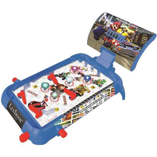 PINBALL ELECTRÓNICO MARIO KART CON LUZ Y SONIDO. 53,7X6X26,3CM image 1