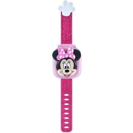 RELOJ EDUCATIVO DE MINNIE MULTIFUNCION CON 4 JUEGOS Y LA VOZ REAL DE MINNIE 22,5X4,8X3 CM image 4