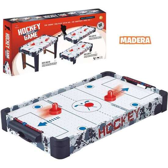 AIR HOCKEY DE MADERA 74X37X7.5CM image 0