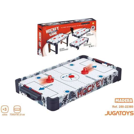 AIR HOCKEY DE MADERA 74X37X7.5CM image 1