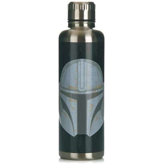 BOTELLA NEGRA METÁLICA STAR WARS THE MANDALORIAN (500 ML) - MODELOS SURTIDOS image 1