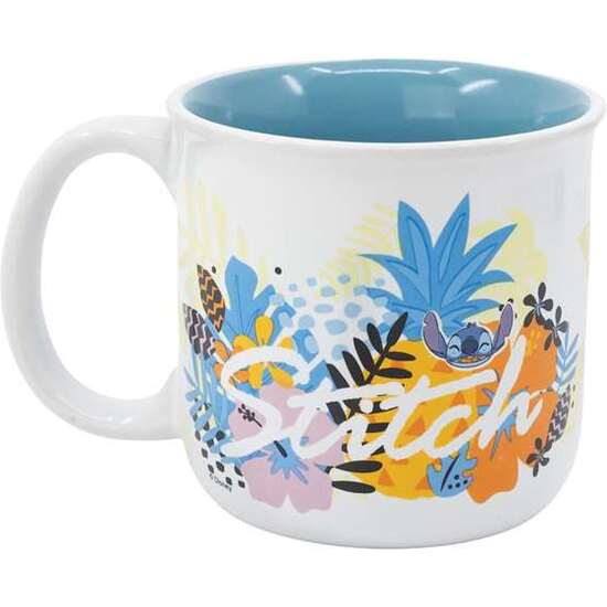 TAZA DE CERAMICA STITCH PALMS EN CAJA REGALO 400 ML. image 2