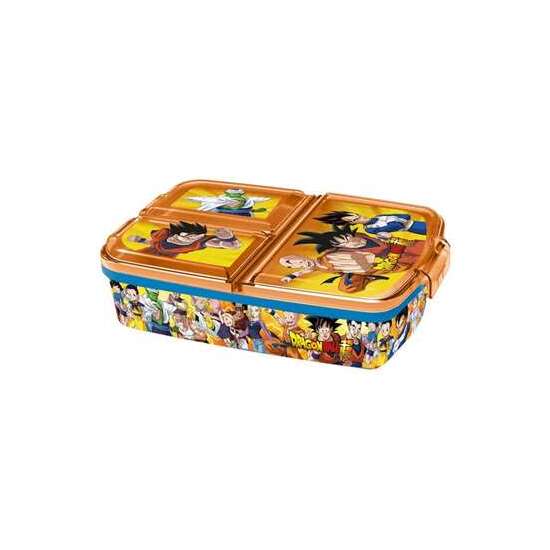 SANDWICHERA DRAGON BALL CON MULTIPLES COMPARTIMENTOS 22X15X8.50 CM image 0