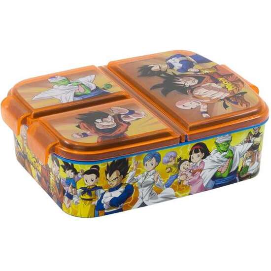 SANDWICHERA DRAGON BALL CON MULTIPLES COMPARTIMENTOS 22X15X8.50 CM image 1