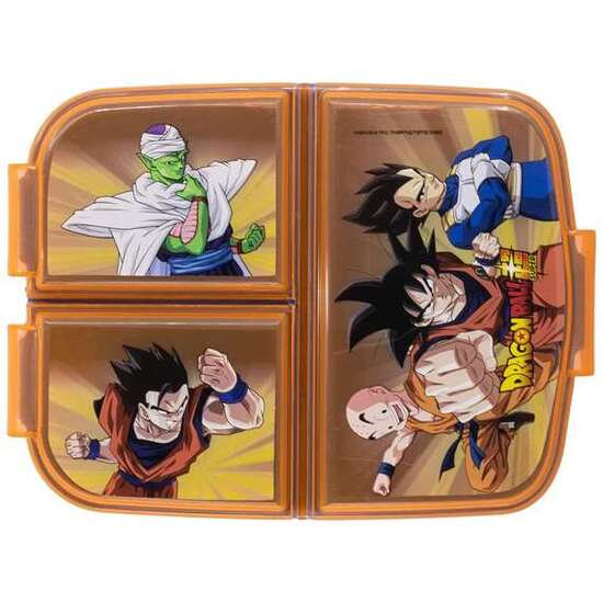 SANDWICHERA DRAGON BALL CON MULTIPLES COMPARTIMENTOS 22X15X8.50 CM image 2