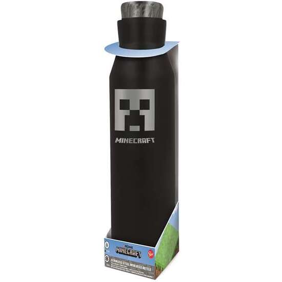 BOTELLA TERMO DE ACERO INOXIDABLE MINECRAFT 580 ML image 3