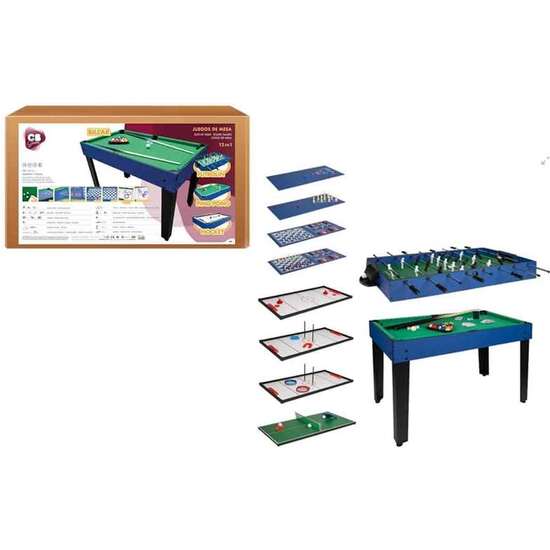 MESA MULTIJUEGOS 12 EN 1 - 107X61 CM image 0
