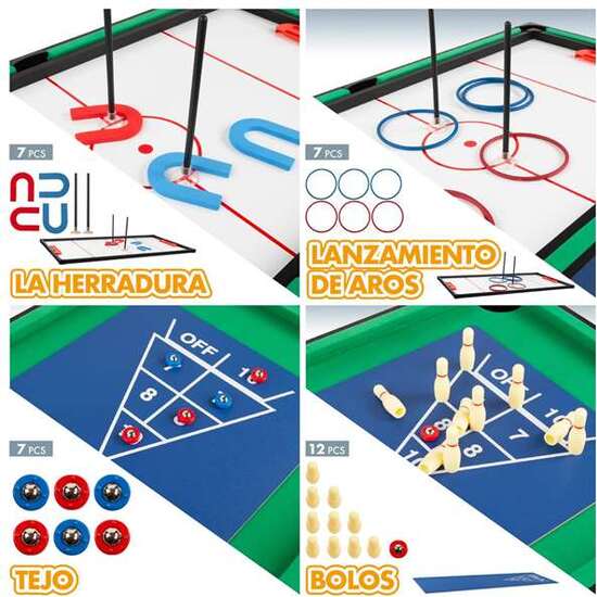 MESA MULTIJUEGOS 12 EN 1 - 107X61 CM image 1