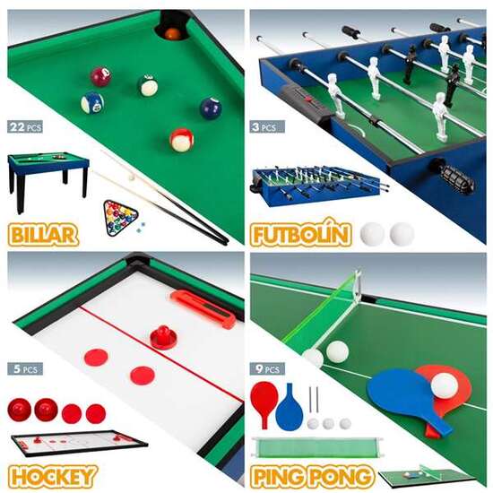 MESA MULTIJUEGOS 12 EN 1 - 107X61 CM image 3
