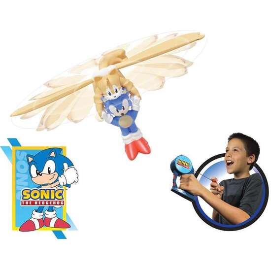 FIGURA VOLADORA FLYING HEROES SONIC THE HEDGEHOG 6X10X16 CM image 0