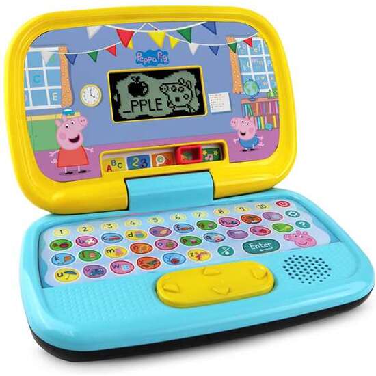 ORDENADOR PEPPA PIG DE APRENDIZAJE CON 5 MODOS DE JUEGO Y MUCHAS ACTIVIDADES 5,6X23,7X15,8 CM image 0