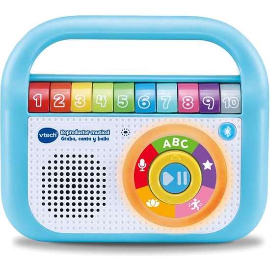 REPRODUCTOR MUSICAL GRABA, CANTA Y BAILA 40 CANCIONES, BLUETOOTH image 3