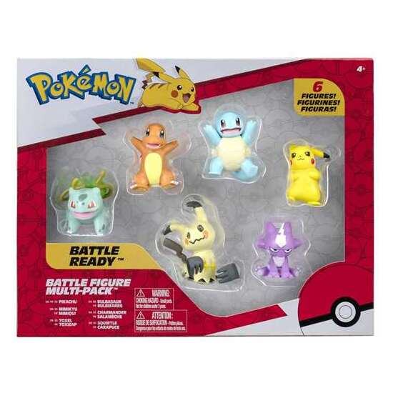 FIGURA POKEMON MULTIPACK DE 6 FIGURAS 5 CM image 0