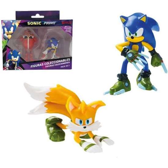 FIGURAS SONIC. LOS PERSONAJES PRINCIPALES DE LA SERIE.2 FIGURAS DE 6,5 CM. - MODELOS SURTIDOS image 1