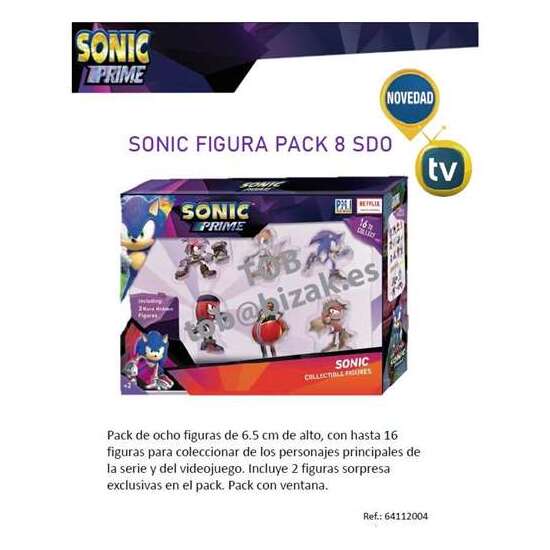 FIGURA SONIC PACK DE 8 FIGURAS COLECCIONABLES. 6,5 CM - MODELOS SURTIDOS image 3