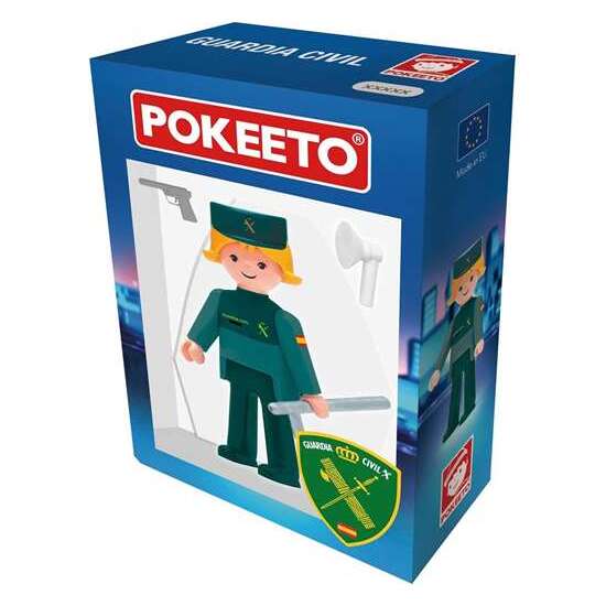 FIGURA POKEETO GUARDIA CIVIL MUJER 8,5X4X12,3 CM image 1