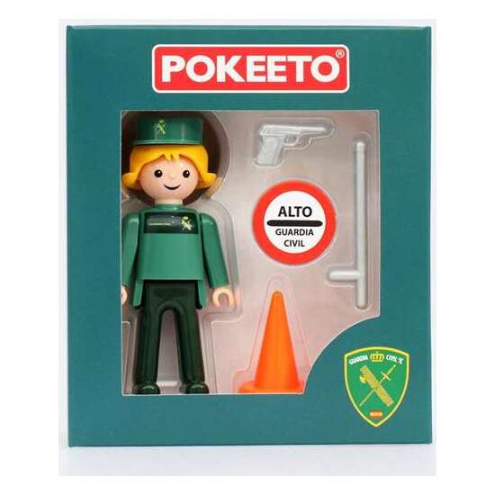 FIGURA POKEETO GUARDIA CIVIL MUJER 8,5X4X12,3 CM image 2