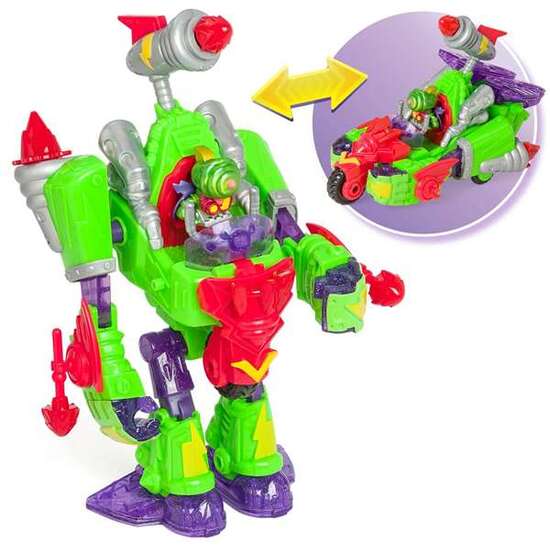 ROBOT TURBO WARRIOR SPEED SUPERTHINGS TRANSFORMABLE EN MOTO 18X21X8,7CM image 0