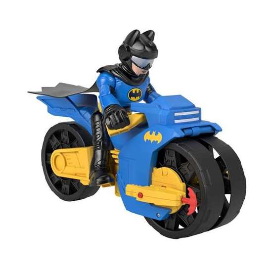 FIGURA BATMAN IMAGINEXT DC SUPER FRIENDS Y MOTO CON LANZADOR DE PROYECTILES 25,4 CM image 3
