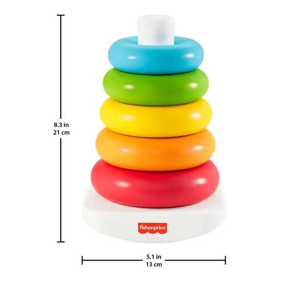 PIRAMIDE BALANCEANTE ECO FISHER PRICE 5 AROS image 3