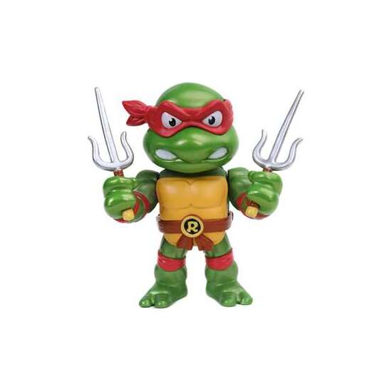 FIGURA DE METAL TORTUGAS NINJA RAPHAEL 10 CM image 0