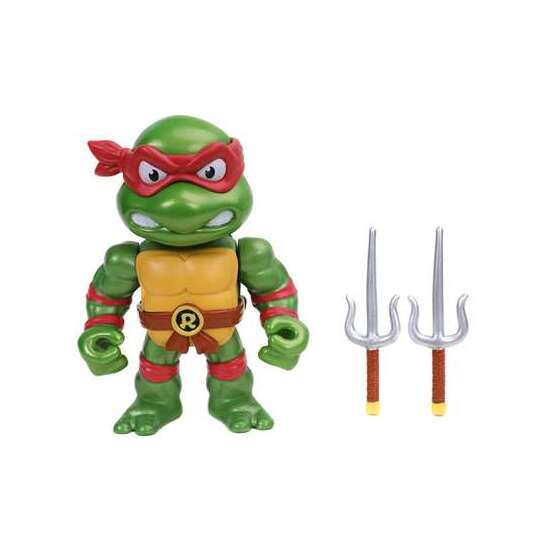 FIGURA DE METAL TORTUGAS NINJA RAPHAEL 10 CM image 1