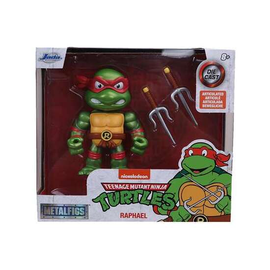 FIGURA DE METAL TORTUGAS NINJA RAPHAEL 10 CM image 5