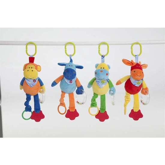 ANIMALES 4SURT CON SONAJERO Y MORDEDOR 38CM - MODELOS SURTIDOS image 0
