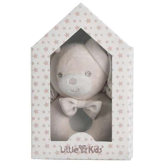 SONAJERO OSITO SWEET ESTRELLAS 16 CM BEIG CAJA CASITA image 1