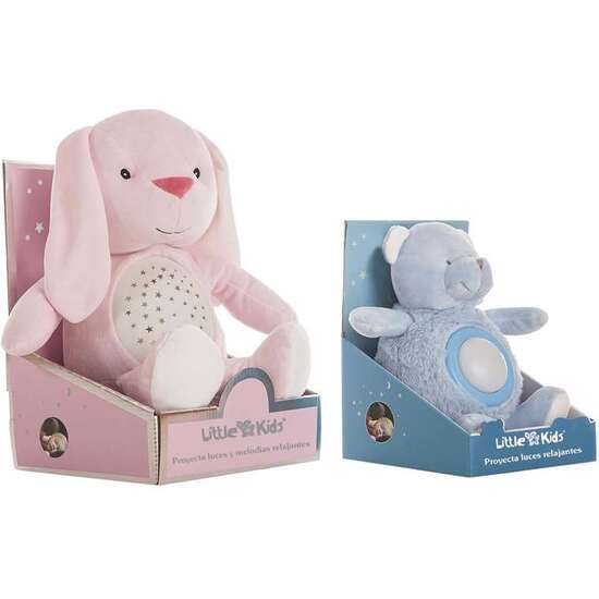 UNICORNIO ROSA MUSICAL CON LUZ 20CM CAJA/PILAS image 0