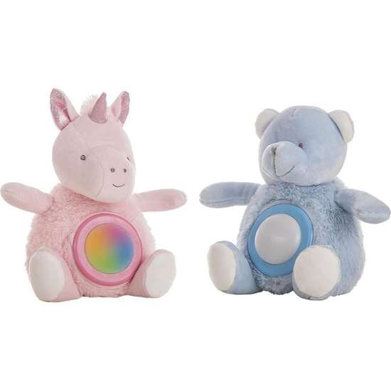 UNICORNIO ROSA MUSICAL CON LUZ 20CM CAJA/PILAS image 1