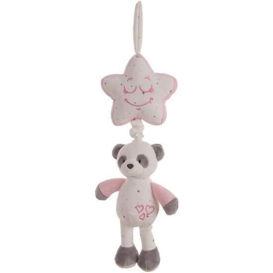 CAJA MUSICAL ESTRELLA BABY PANDA ROSA 35 CM image 0