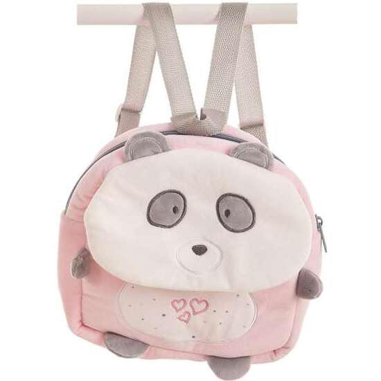 MOCHILA ROSA PANDA 26X22 CM image 0