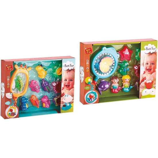 JUEGO PESCA BAÑO CON FIGURAS 39,5X7,5 X30CM - MODELOS SURTIDOS image 0