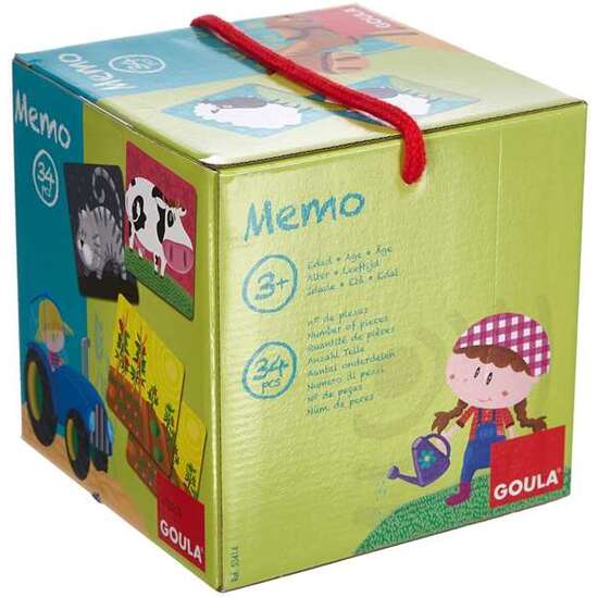 MEMO JUEGO DE CARTON GRANJA GOULA 34 PIEZAS image 2