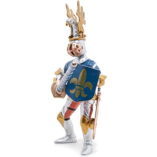 FIGURA BLUE KNIGHT FLEUR DE LYS 9,5X4X11,4CM image 4