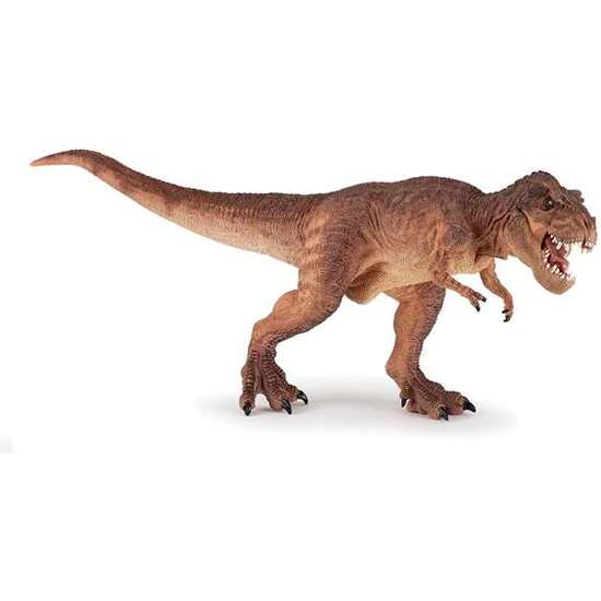 FIGURA BROWN RUNNING T-REX 32X7X13,3CM image 0