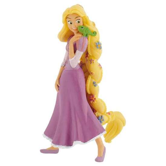 FIGURA RAPUNZEL CON FLOR 10 CM image 0