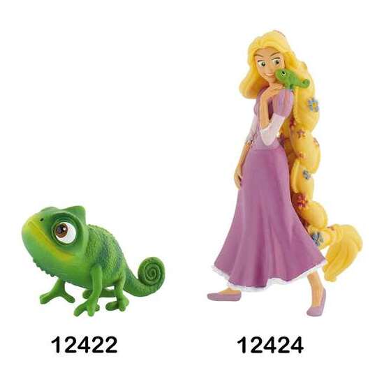 FIGURA RAPUNZEL CON FLOR 10 CM image 3