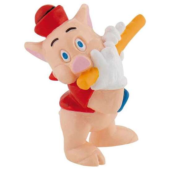 FIGURA CERDITO CON FLAUTA 5 CM image 0