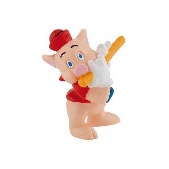 FIGURA CERDITO CON FLAUTA 5 CM image 2
