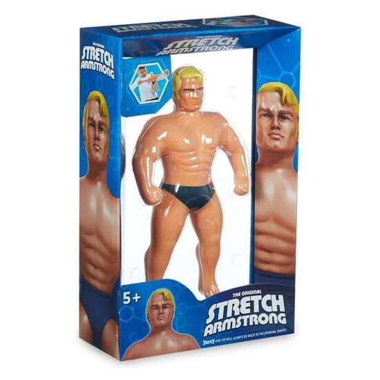 FIGURA ORIGINAL STRETCH ARMSTRONG ¡SE ESTIRA HASTA 4 VECES SU TAMAÑO!25 CM image 5