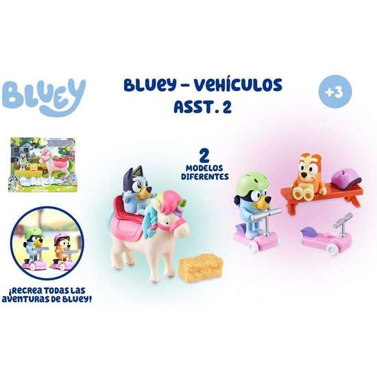 FIGURA BLUEY CON MINI VEHÍCULOS 6 CM - MODELOS SURTIDOS image 4