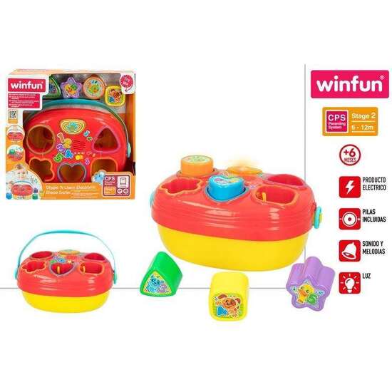 CESTA MUSICAL FORMAS CON LUZ Y SONIDO (WINFUN) image 2