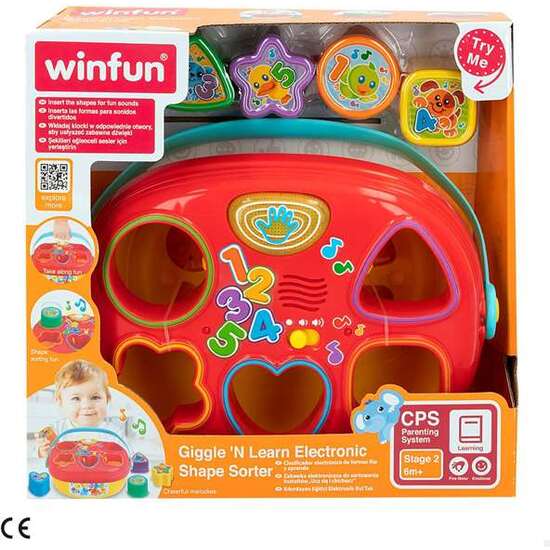 CESTA MUSICAL FORMAS CON LUZ Y SONIDO (WINFUN) image 3