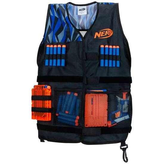 CHALECO TACTICAL NERF CON BOLSILLOS Y COMPARTIMENTOS 30X5X51 CM (NO INCLUYE ACCESORIOS) image 0