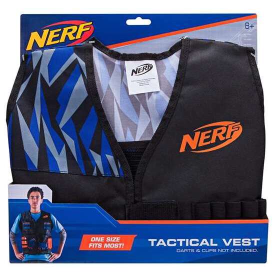 CHALECO TACTICAL NERF CON BOLSILLOS Y COMPARTIMENTOS 30X5X51 CM (NO INCLUYE ACCESORIOS) image 2