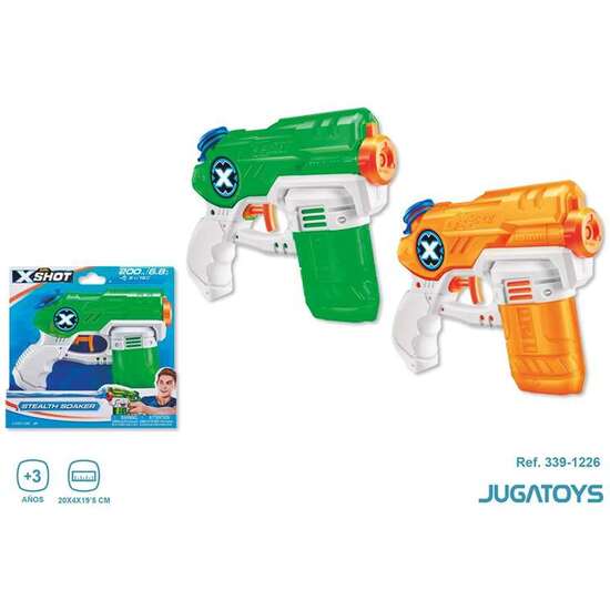 PISTOLA DE AGUA X-SHOT WARFARE MINI STEALTH SOAKER 20X4X195CM - MODELOS SURTIDOS image 1