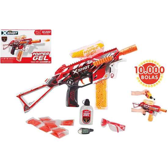 PISTOLA X-SHOT HYPERGEL MEDIUM BLASTER, ELECTRICA (10.000 BOLAS DE GEL) 42X19X5CM image 0