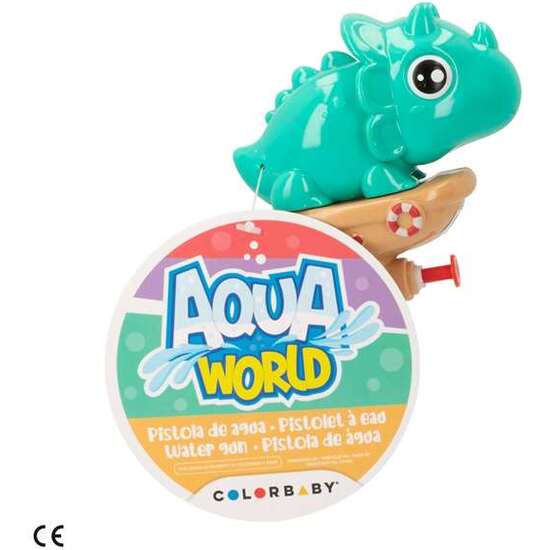 PISTOLA DE AGUA DINOSAURIO AQUA WORLD 3 MOD SDOS EXP. 12 PIEZAS - MODELOS SURTIDOS image 1